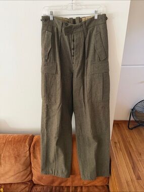 Sportra Arnstorf Wool Military Pants Vintage